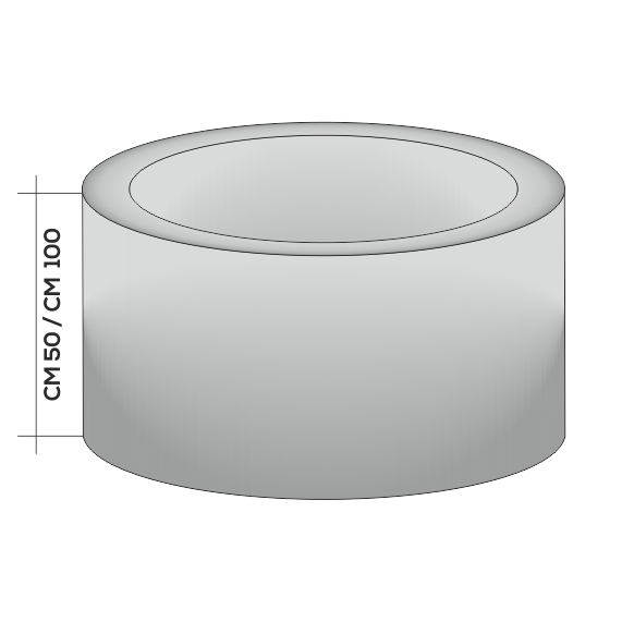 Tubo in Cemento da 150X50 e 150X100 Cm - immagine 3